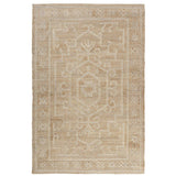 2' X 3' Ivory Blue And Natural Medallion Hand Woven Area Rug - HomeRoots - Flyclothing LLC