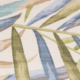 4' X 6' Beige Blue And Green Floral Washable Indoor Outdoor Area Rug - HomeRoots - Flyclothing LLC