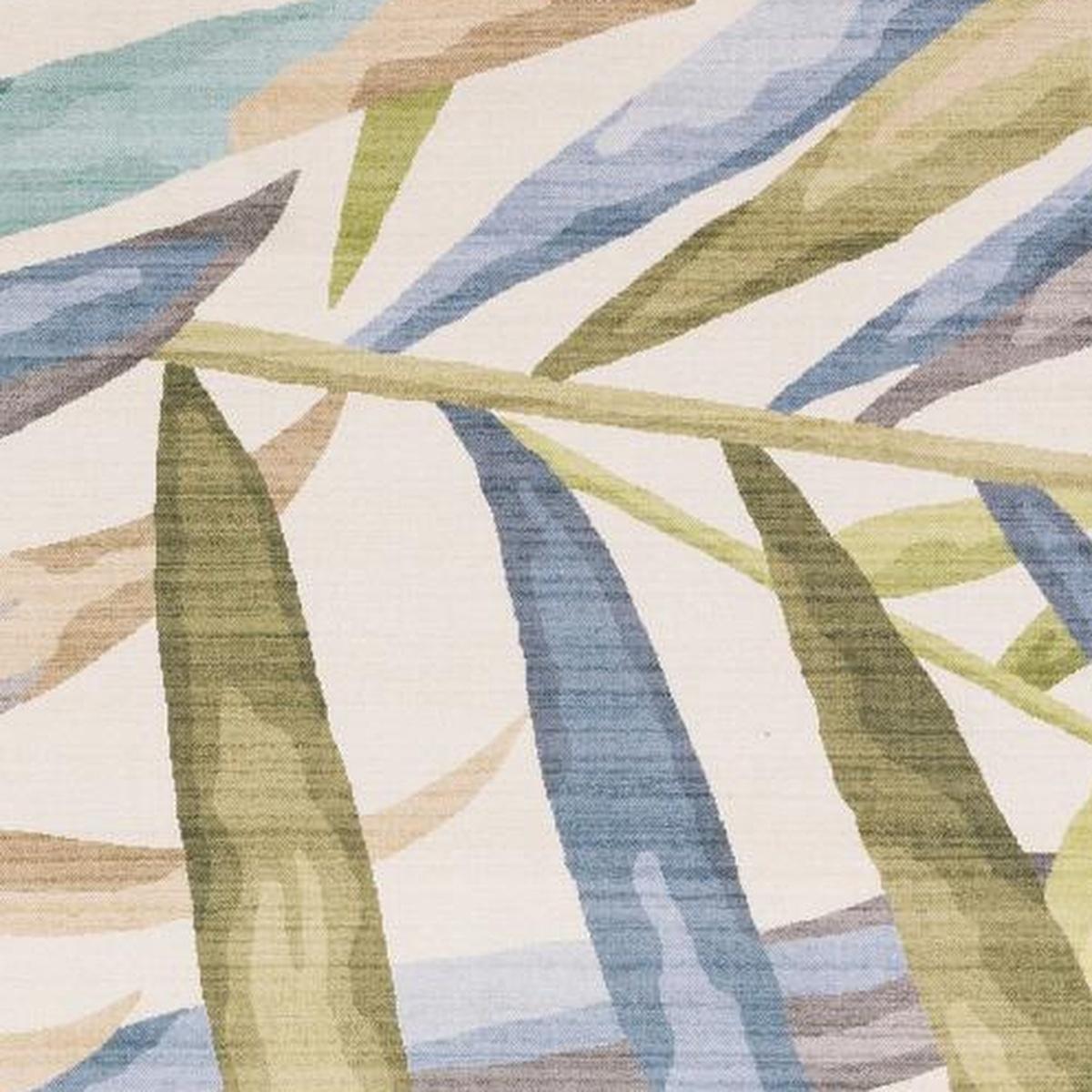 5' X 7' Beige Blue And Green Floral Washable Indoor Outdoor Area Rug - HomeRoots - Flyclothing LLC