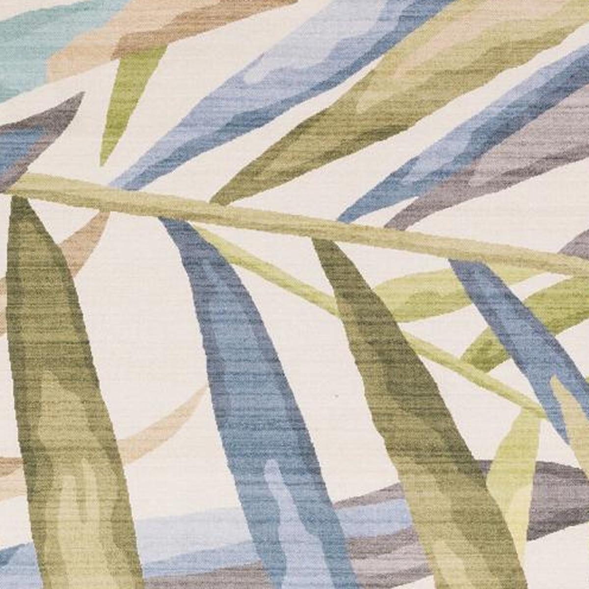 5' X 7' Beige Blue And Green Floral Washable Indoor Outdoor Area Rug - HomeRoots - Flyclothing LLC