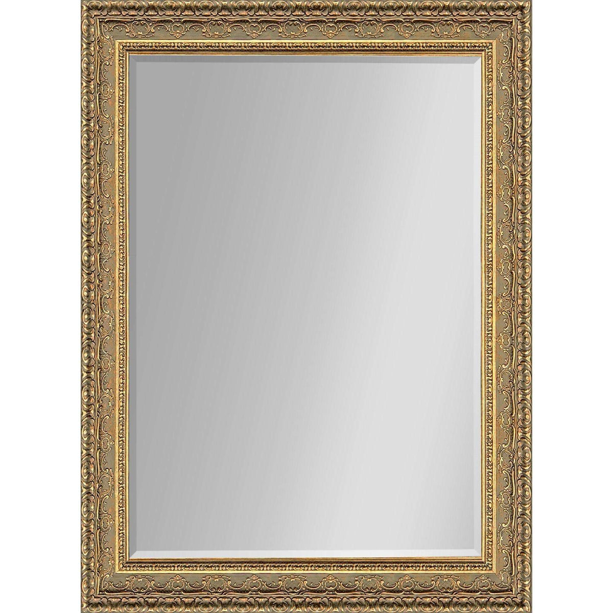 44" Gold Ornate Framed Accent Mirror