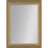 44" Gold Ornate Framed Accent Mirror