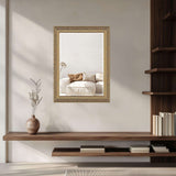 44" Gold Ornate Framed Accent Mirror