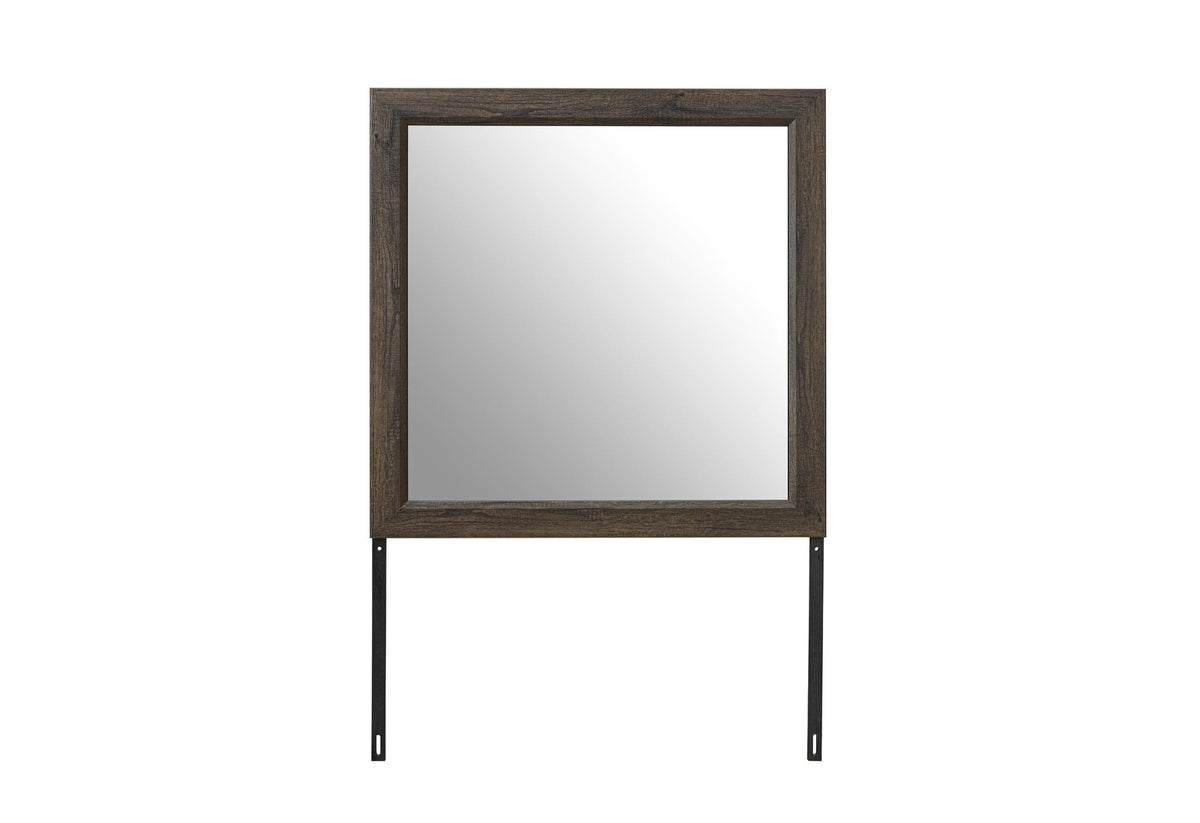 40" Dark Brown Wood Dresser Mount Framed - HomeRoots - Flyclothing LLC
