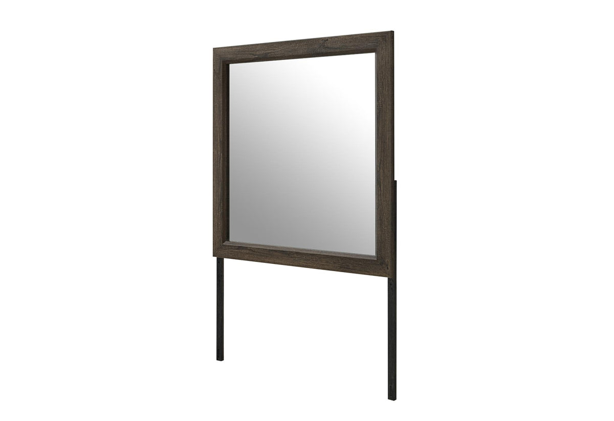 40" Dark Brown Wood Dresser Mount Framed - HomeRoots - Flyclothing LLC