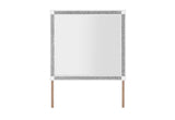 36" White Wood Dresser Mount Framed - HomeRoots - Flyclothing LLC