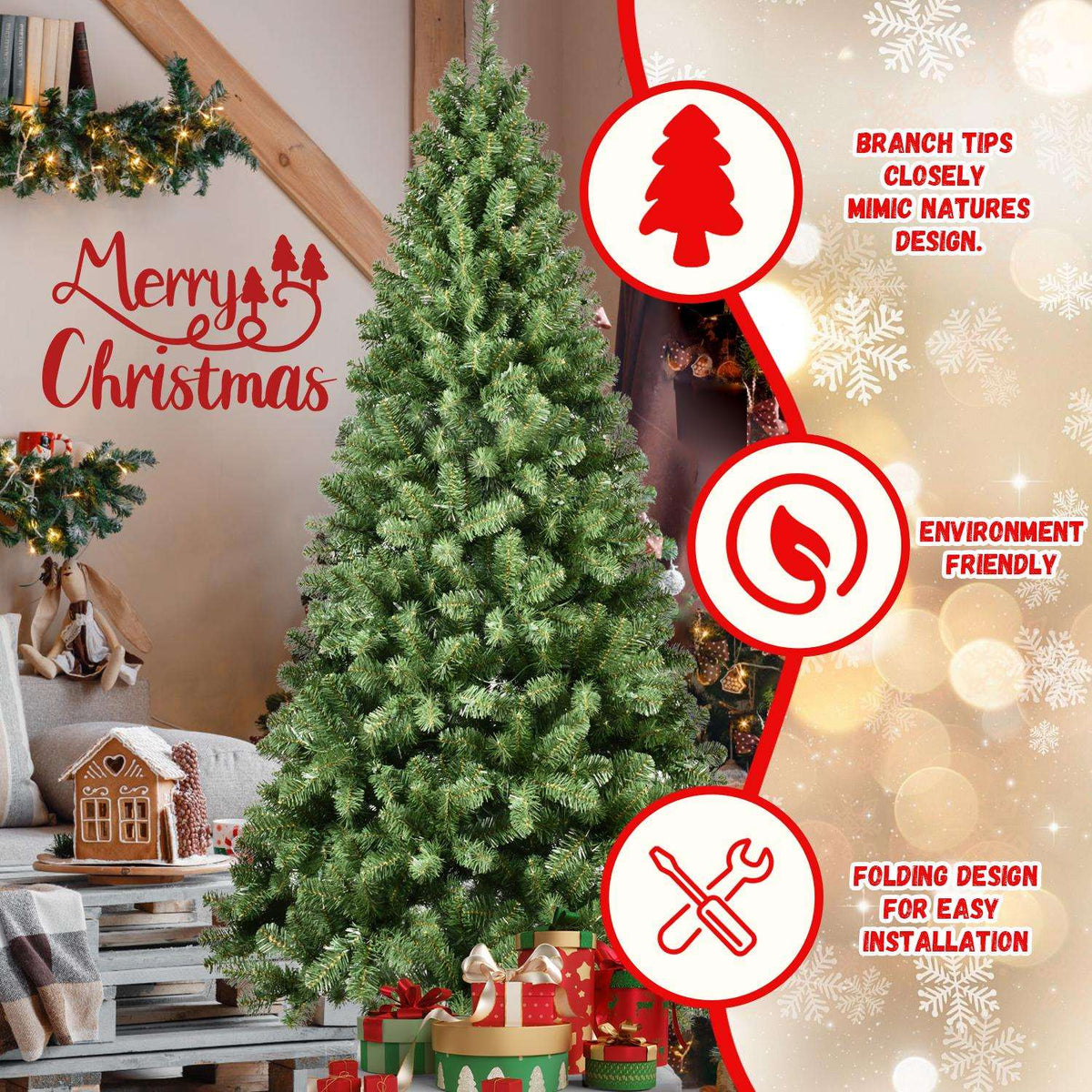 7' Full Fir Christmas Tree