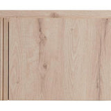 47" Brown Wood Floating Double Door Bathroom Vanity
