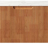 30" Brown Wood Floating Bathroom Vanity - HomeRoots - Flyclothing LLC