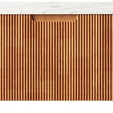 30" Brown Wood Floating Bathroom Vanity - HomeRoots - Flyclothing LLC