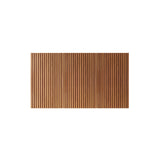 41" Brown Wood Floating Three Door Bathroom Vanity