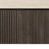 36" Black Wood Floating Single Door Bathroom Vanity With White Sink