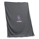 Albany U Suny Charcoal Sweatshirt Blanket (Screened)