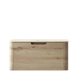 30" Brown Wood Floating Bathroom Vanity