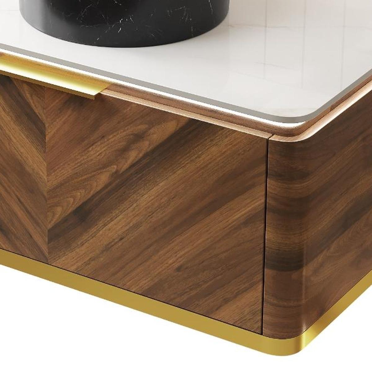 36" Brown Wood Floating Bathroom Vanity With Black Sink - HomeRoots - Flyclothing LLC