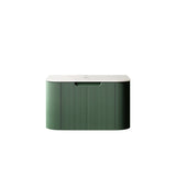 24" Green Wood Floating Bathroom Vanity - HomeRoots - Flyclothing LLC