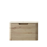 24" Brown Wood Floating Bathroom Vanity