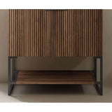 30" Brown Wood Freestanding Bathroom Vanity - HomeRoots - Flyclothing LLC