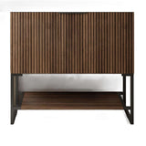 30" Brown Wood Freestanding Bathroom Vanity - HomeRoots - Flyclothing LLC
