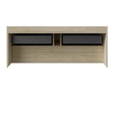 48" Brown Wood Floating Bathroom Vanity And Two Drawers