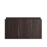 24" Brown Wood Floating Double Door Bathroom Vanity - HomeRoots - Flyclothing LLC