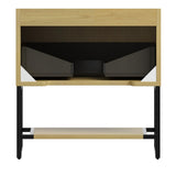30" Brown Wood Freestanding Bathroom Vanity - HomeRoots - Flyclothing LLC