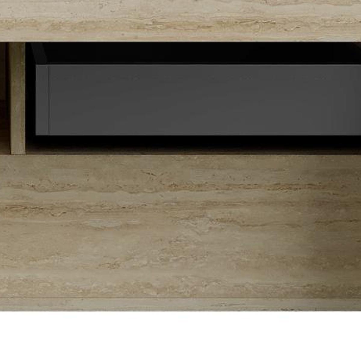 48" Brown Wood Floating Bathroom Vanity With White Sink And Two Drawers - HomeRoots - Flyclothing LLC