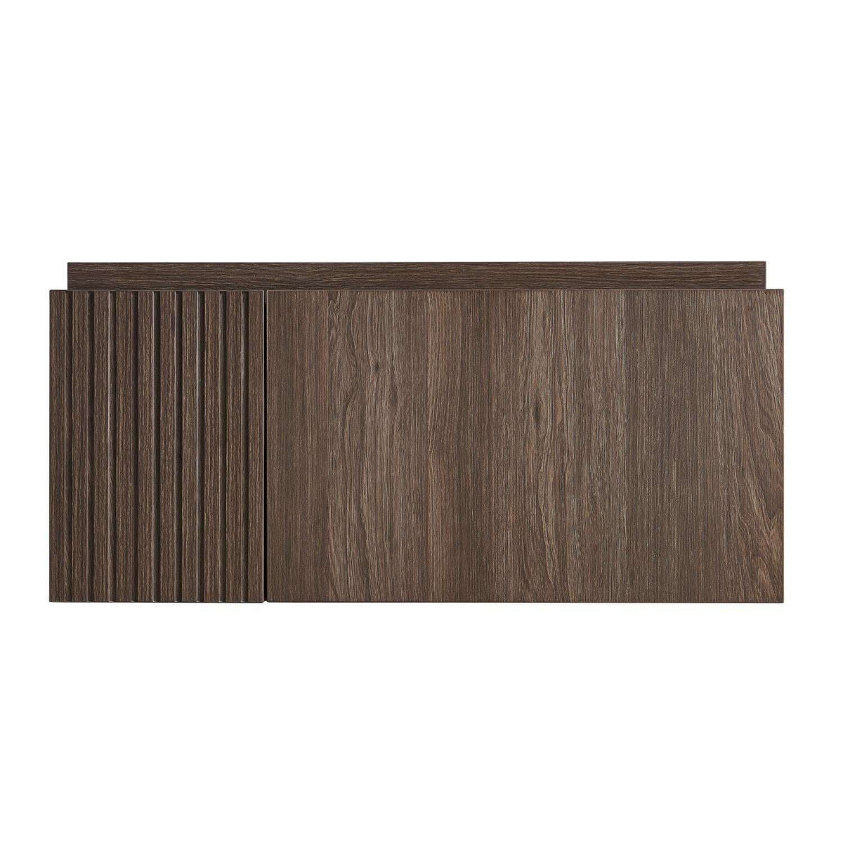 30" Brown Wood Floating Single Door Bathroom Vanity - HomeRoots - Flyclothing LLC