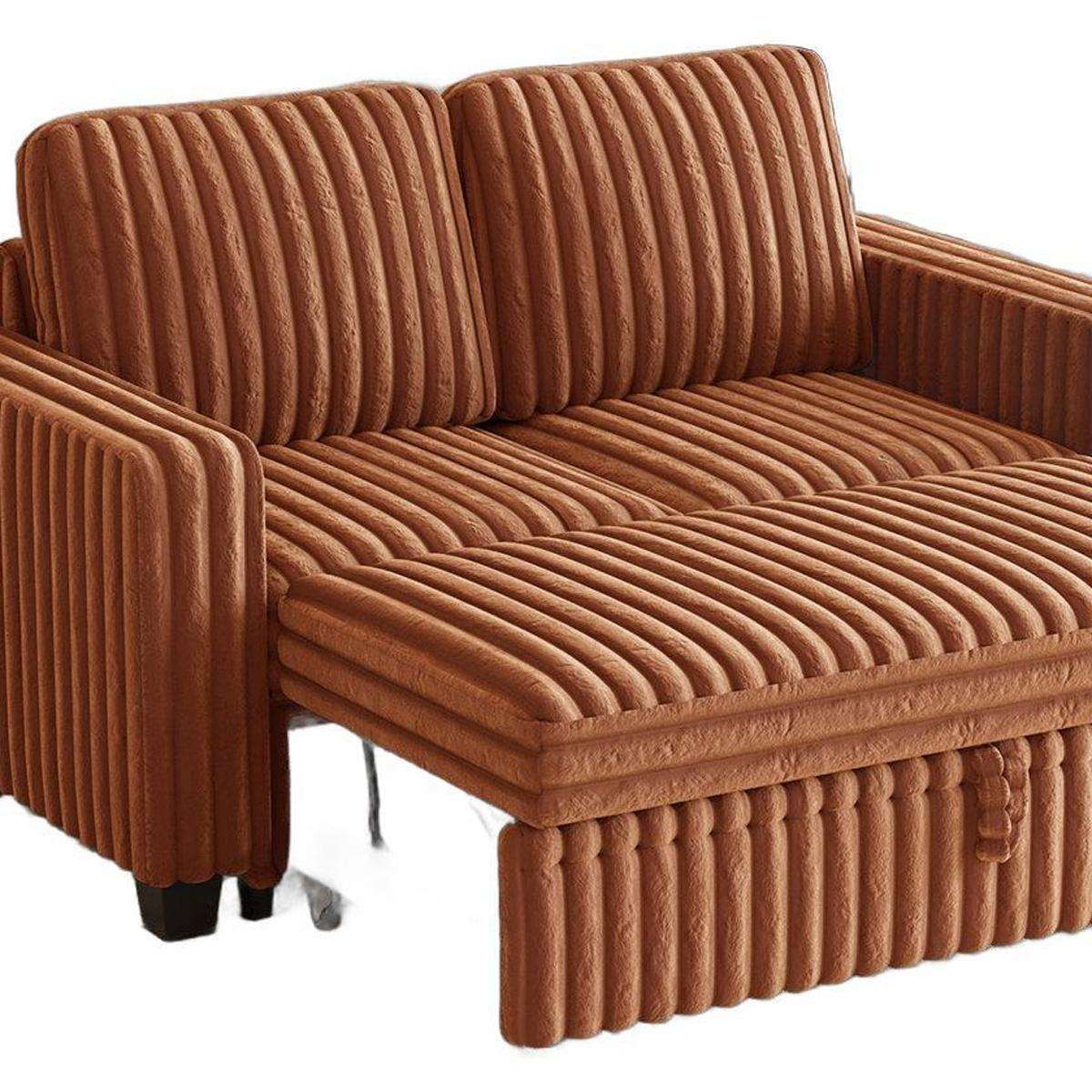 58" Brown And Black Faux Leather Loveseat - HomeRoots - Flyclothing LLC