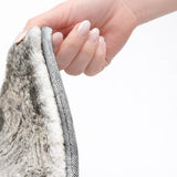 8' X 10' Gray And Silver Abstract Shag Washable Area Rug With UV Protection - HomeRoots - Flyclothing LLC