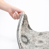 8' X 10' Gray And Silver Abstract Shag Washable Area Rug With UV Protection - HomeRoots - Flyclothing LLC