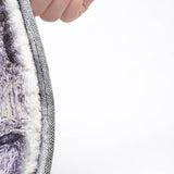 3' X 5' Purple And Lavender Abstract Shag Washable Area Rug With UV Protection - HomeRoots - Flyclothing LLC