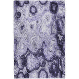 3' X 5' Purple And Lavender Abstract Shag Washable Area Rug With UV Protection - HomeRoots - Flyclothing LLC