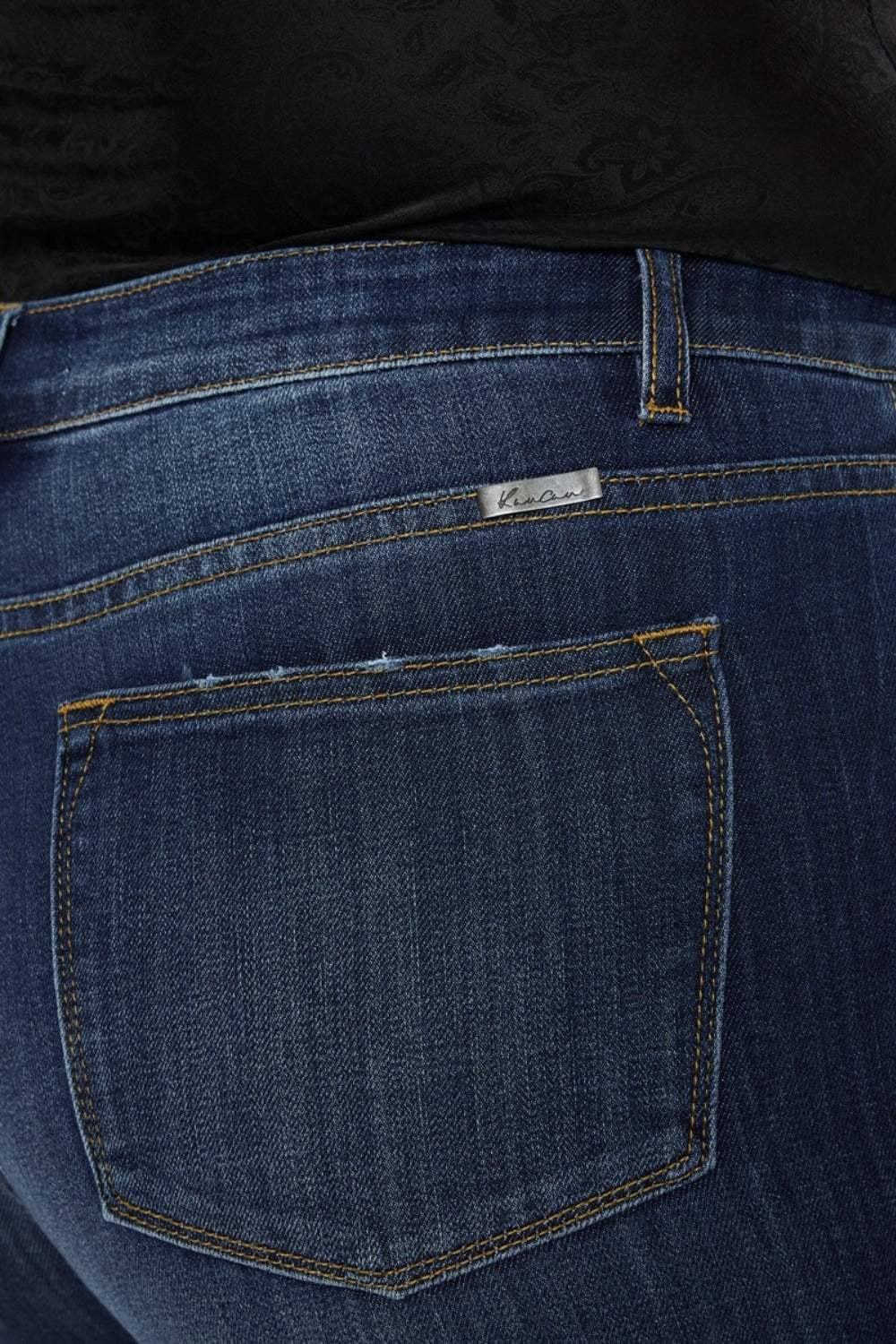 Kancan Full Size Mid Rise Slim Flare Jeans - Trendsi - Flyclothing LLC