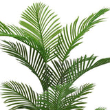 Set of Two 62" Green Artificial Palm Tree In Round Black Pot - HomeRoots - Flyclothing LLC