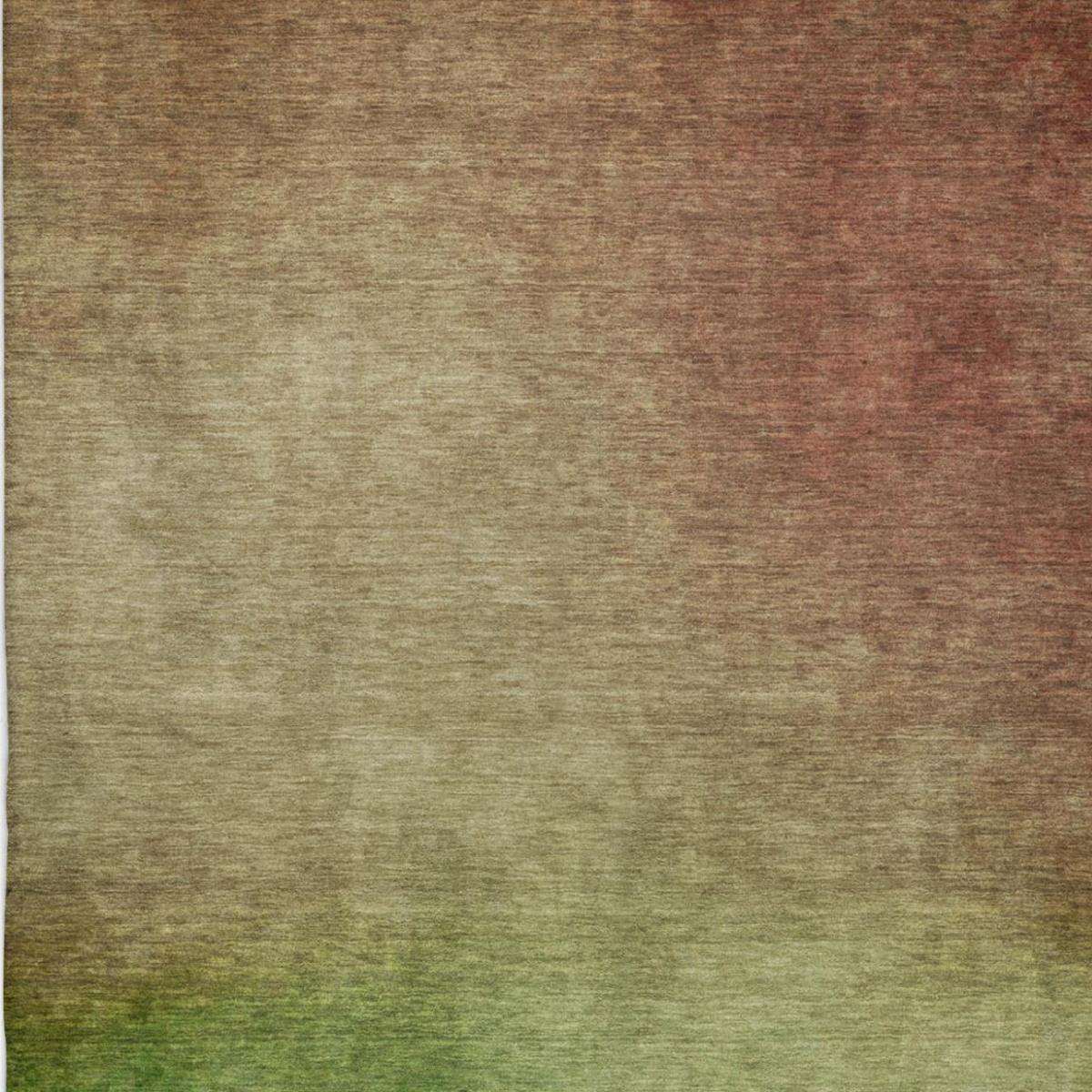 5' X 8' Blush And Taupe Ombre Shag Washable Area Rug With UV Protection - HomeRoots - Flyclothing LLC