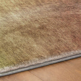 5' X 8' Blush And Taupe Ombre Shag Washable Area Rug With UV Protection - HomeRoots - Flyclothing LLC