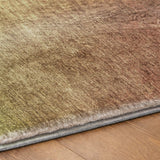 8' Blush And Taupe Ombre Shag Washable Round Rug With UV Protection - HomeRoots - Flyclothing LLC