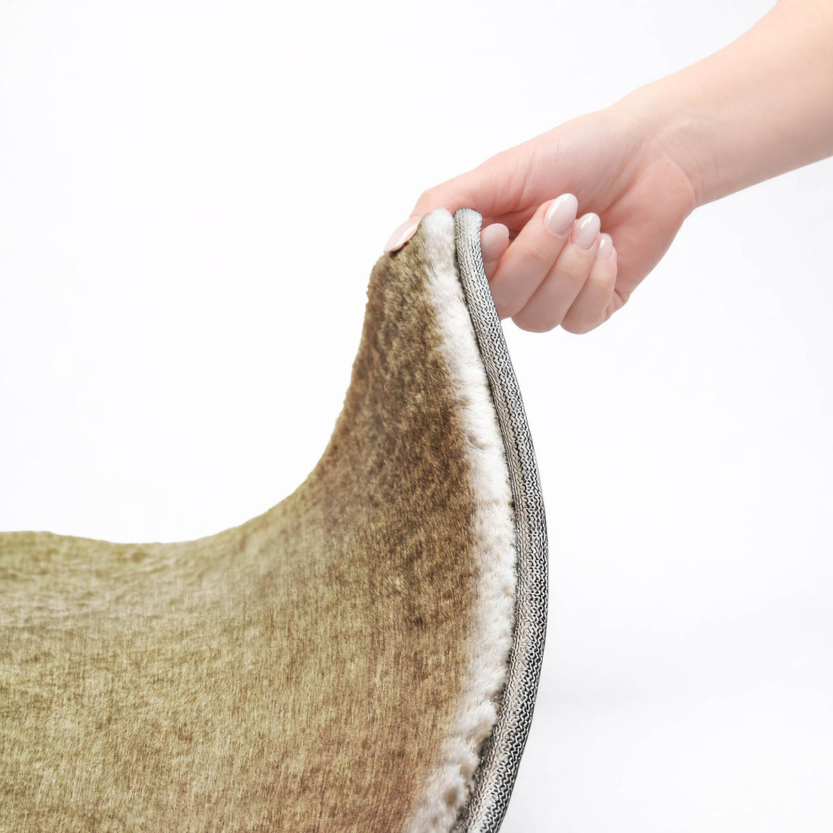 8' X 10' Blush And Taupe Ombre Shag Washable Area Rug With UV Protection - HomeRoots - Flyclothing LLC