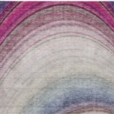 8' X 10' Beige And Purple Abstract Shag Washable Area Rug With UV Protection - HomeRoots - Flyclothing LLC