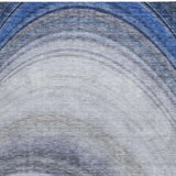 3' X 5' Blue And Denim Blue Abstract Shag Washable Area Rug With UV Protection - HomeRoots - Flyclothing LLC