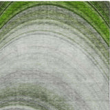 9' X 12' Green And Silver Abstract Shag Washable Area Rug With UV Protection - HomeRoots - Flyclothing LLC