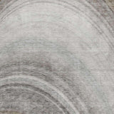 3' X 5' Gray And Silver Abstract Shag Washable Area Rug With UV Protection - HomeRoots - Flyclothing LLC