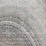 3' X 5' Gray And Silver Abstract Shag Washable Area Rug With UV Protection - HomeRoots - Flyclothing LLC