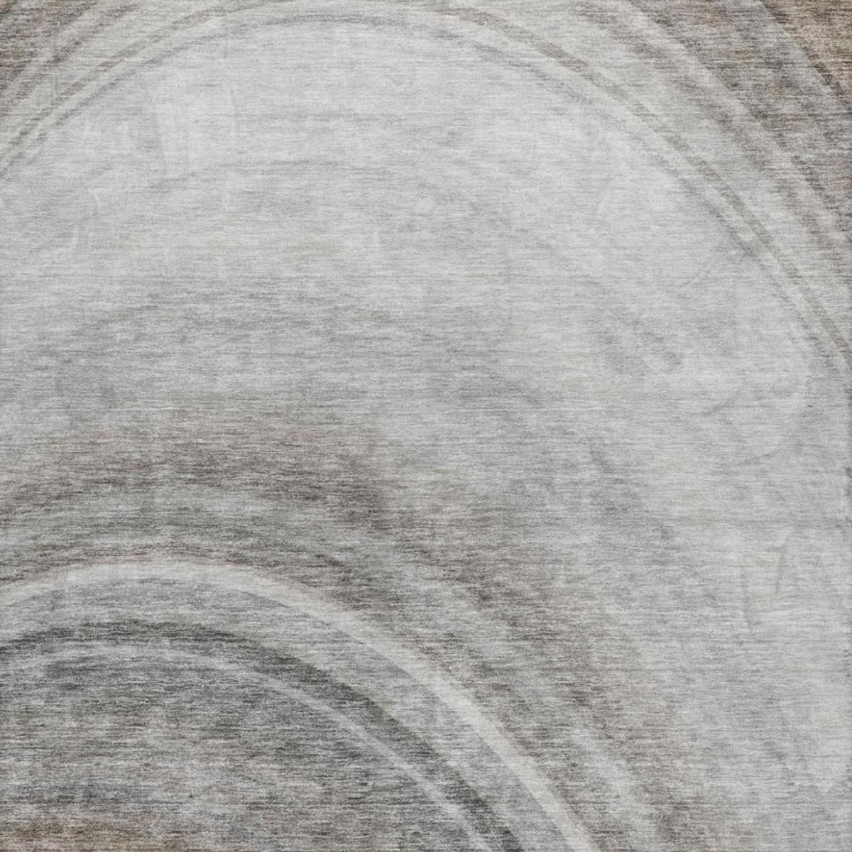 8' X 10' Gray And Silver Abstract Shag Washable Area Rug With UV Protection - HomeRoots - Flyclothing LLC