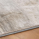 9' X 12' Gray And Silver Abstract Shag Washable Area Rug With UV Protection - HomeRoots - Flyclothing LLC