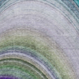 5' X 8' Teal And Green Abstract Shag Washable Area Rug With UV Protection - HomeRoots - Flyclothing LLC