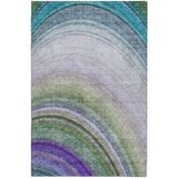 10' X 14' Teal And Green Abstract Shag Washable Area Rug With UV Protection - HomeRoots - Flyclothing LLC