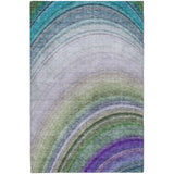 10' X 14' Teal And Green Abstract Shag Washable Area Rug With UV Protection - HomeRoots - Flyclothing LLC