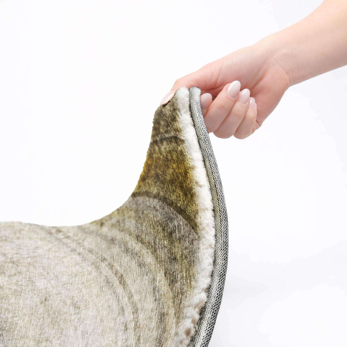 9' X 12' Taupe And Gray Abstract Shag Washable Area Rug With UV Protection - HomeRoots - Flyclothing LLC